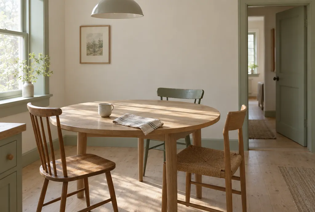 A sunlit table with room for everyone.